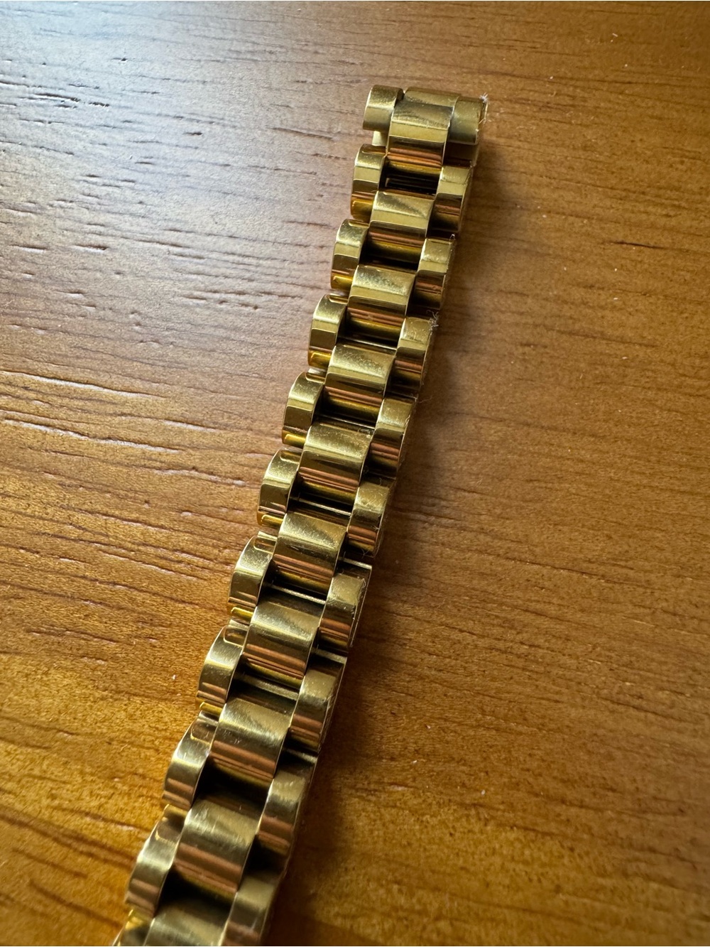 Gold-Tone Watch Bracelet Strap